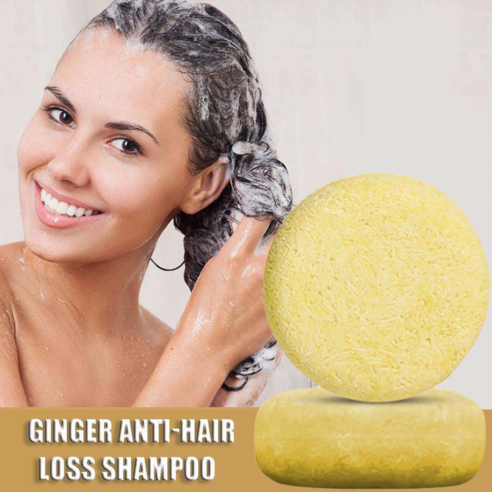 Organic Ginger Shampoo Bar Anti Hair Loss Shmpoo Soap Hair Growth Care Soap