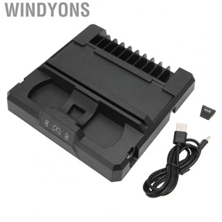 Windyons Charging Dock  Slide in design Controller Charging Dock with 10 Game Card Slots for Controller 