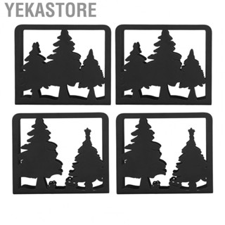 Yekastore Vertical Napkin Holder  Hollow Out Tree Pattern Thickened 2pcs Tree Napkin Holder  for Restaurant for Party