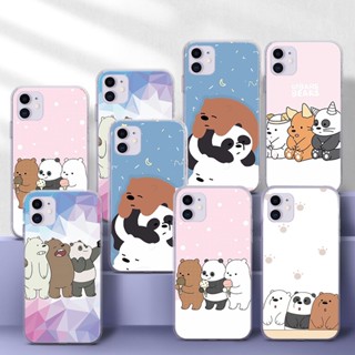 เคสโทรศัพท์มือถือแบบนิ่ม TPU ใส ลาย we bare bears catoon 266A สําหรับ Redmi 9 POWER 10 10A 10C K40 Poco M4 Pro A3