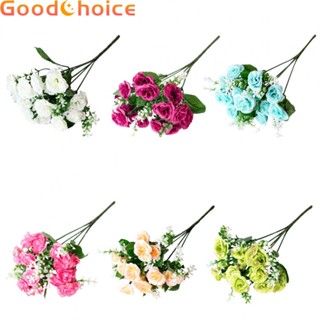 【Good】Artificial Flower Wedding Marriage Party 1 Bouquet Floar Decor Fake Rose【Ready Stock】