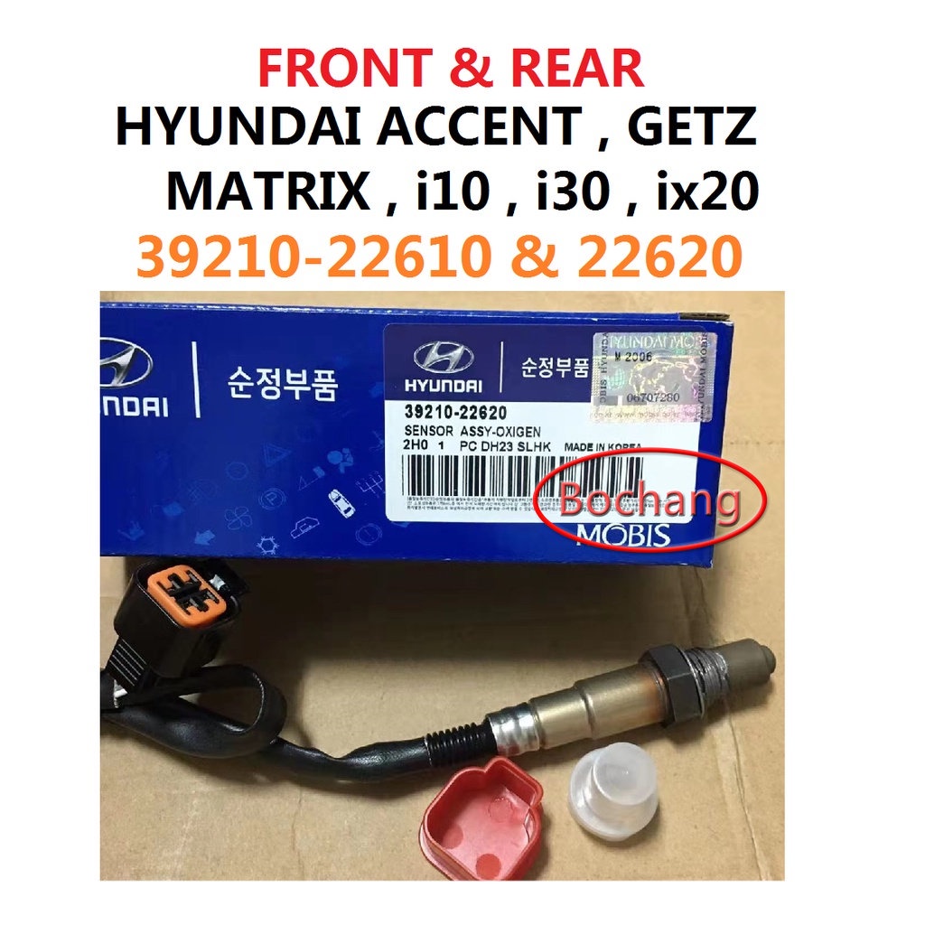 Bochang O2 SENSOR FRONT & REAR HYUNDAI ACCENT , GETZ , MATRIX , i10 , i30 , ix20 OXYGEN O2 EXHAUST S