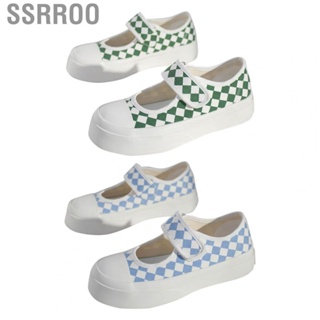 Ssrroo Canvas Shoes  Soft Lining Rubber Bottom Texture Comfortable Girls Canvas Shoes  for Daily