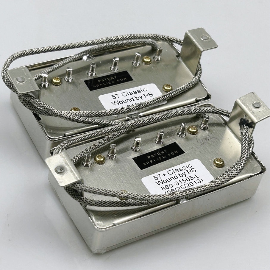Mai- ปิ๊กอัพกีตาร์ Alnico II Humbucker Pickups '57 Classic And '57 Classic Plus นิกเกิล 1 ชุด