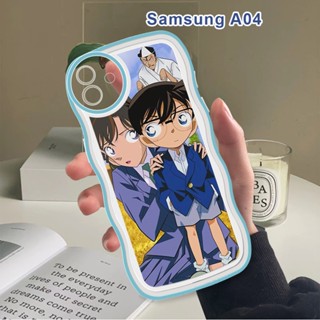 เคสโทรศัพท์มือถือแบบนิ่ม กันกระแทก กันรอยกล้อง ลายโคนัน แฟชั่น สําหรับ Samsung Galaxy A04 A14 A24 A34 A54 5G