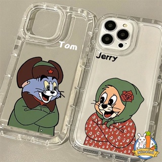 เคสโทรศัพท์มือถือ ซิลิโคนนิ่ม Tpu ใส กันกระแทก ลาย Tom and Jerry สําหรับ Realme C55 C35 C33 C31 C30 C30s 10 C21Y C25Y C25 C25s C20 C20A C17 C15 C12 C11 7i 5 5s 5i 6i C3