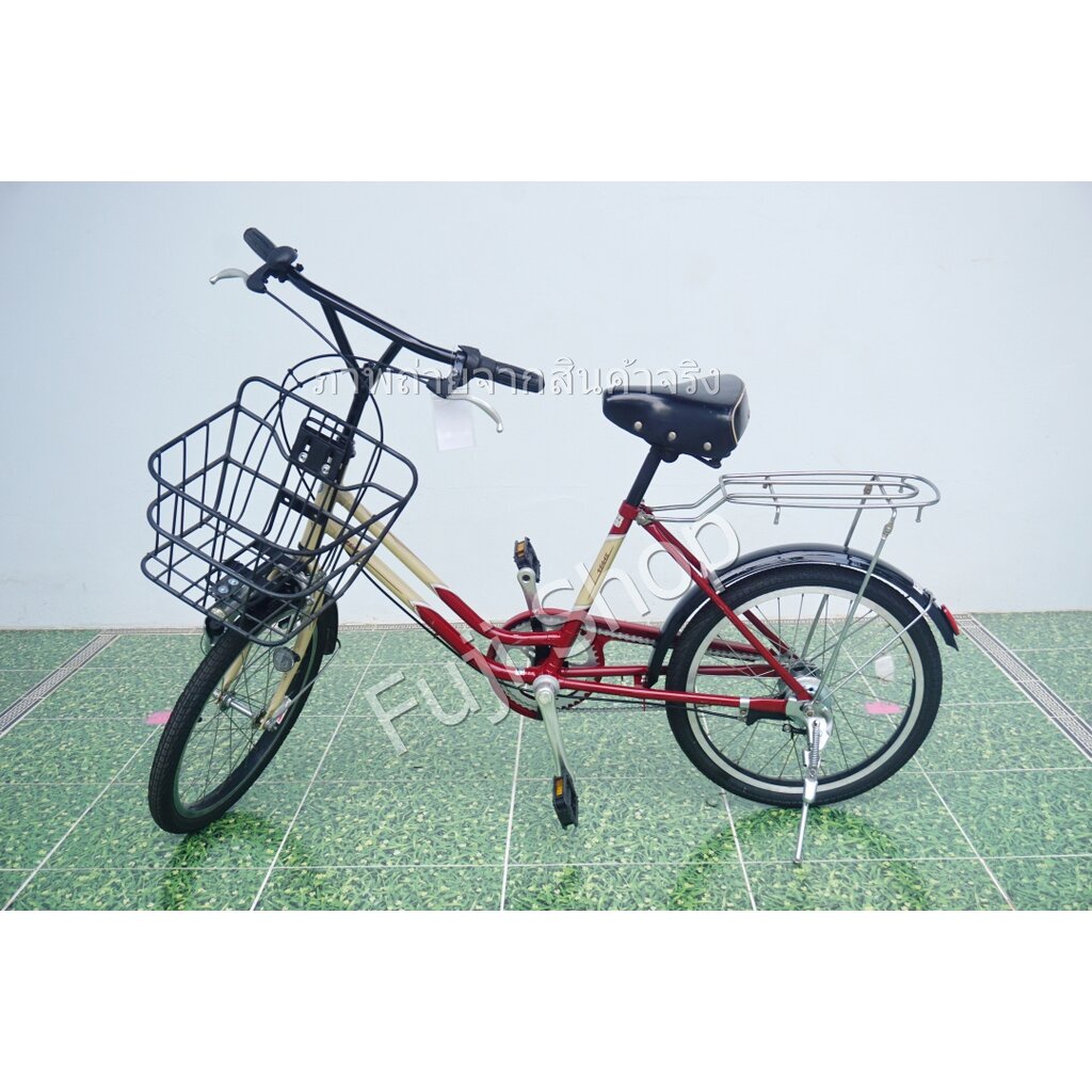จักรยานญี่ปุ่น - ล้อ 20 นิ้ว - ไม่มีเกียร์ - สีน้ำตาล [จักรยานมือสอง]