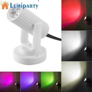 Lumiparty โคมไฟโปรเจคเตอร์ แรงดันสูง ขนาดเล็ก แบบพกพา พร้อมหัวเขย่า สําหรับดิสโก้คลับ Ktv Bars Pubs