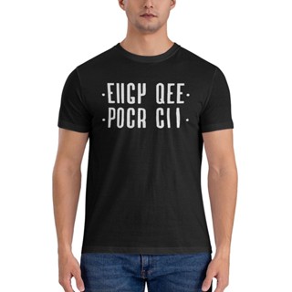 เสื้อยืด พิมพ์ลาย Eiigy Qee Pocr Cii Hidden Message คุณภาพดี