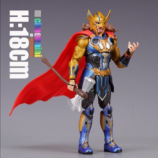 โมเดลฟิกเกอร์ Love and Thunder Thunder 4 Thor Thor Avengers SHF ขยับได้ ขนาด 20 ซม. สําหรับตกแต่งบ้านตุ๊กตา