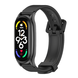 สายนาฬิกาข้อมือซิลิโคน ซิลิกาเจล สําหรับ Xiaomi Mi Band 8 Miband8