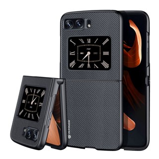 Dux Ducis เคสโทรศัพท์มือถือ PC แข็ง ขอบ TPU นิ่ม กันกระแทก หรูหรา สําหรับ Motorola Razr 2022 5G Moto Razr 3 Razr3 5G