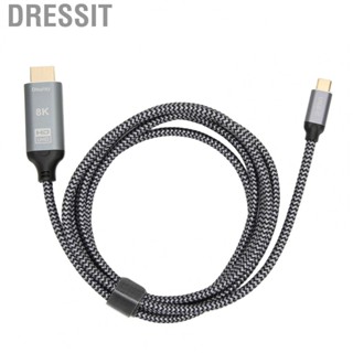 Dressit Adapter Cable  6 Feet 8K USB C To HD Multimedia Interface Adapter Cable  for HDTV for Phones