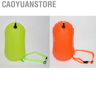 Caoyuanstore Swim Buoy High Visible Bubble Safety Tow Float with Waist Belt for Boating Kayaking Fishing Rafting Snorkeling