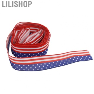 Lilishop Patriotic Ribbon 6.5cm Width 10m Length 4th Of July Independence Day For Decor