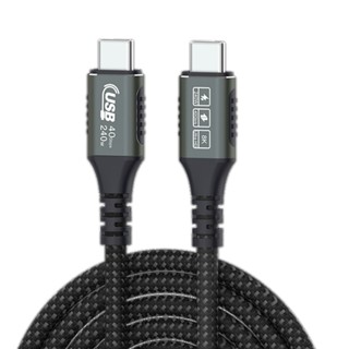 Addtoyou11 สายเคเบิลพาวเวอร์ 240W USB4 0 Type-C 40Gb 8K60Hz USB-C เป็น USB-C สําหรับโทรศัพท์มือถือ แล็ปท็อป