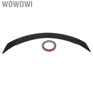 Wowowi Rear Trunk Spoiler  Tail Upgrade Boot Lip Spoiler Gloss Black  for Car Modification