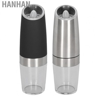 Hanhan Salt and Pepper Grinder  Electric Salt Grinder Strong Durable Automatic  for Salt