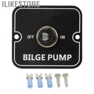 Ilikestore Bilge Pump Switch Panel  OFF ON Flexible Bilge Pump Panel Safe  for 12V Bilge Pump