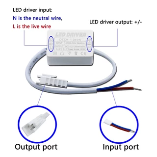 ไดรเวอร์ LED 300mA 1-3w 4-7w 8-12w 12-18w 18-25w 25-36w LED กระแสคงที่ ไดรเวอร์ ยูนิตพาวเวอร์ซัพพลาย สําหรับหม้อแปลงหลอดไฟ LED