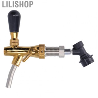 Lilishop Beer Tap  Wear Resistant Sturdy Stainless Steel Beer Faucet  for Bar