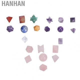 Hanhan Healing Crystals Kit  Chakra Healing Crystals Semi Precious Stone  for Decoration