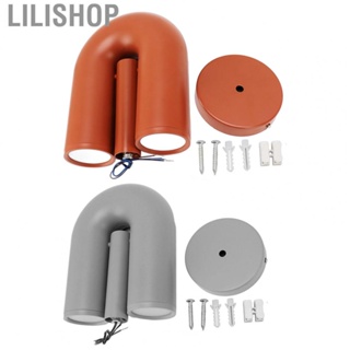 Lilishop Decorative Wall Mounted Lamp  Iron and ABS Double Light Source U Shape Wall Lamp  for Corridor