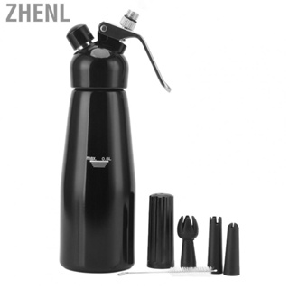 Zhenl Aluminium Whipped  Dispenser Washable Sturdy Plastic Corrosion Resistant 500ml Aluminum  Foamer with 3 Nozzles for