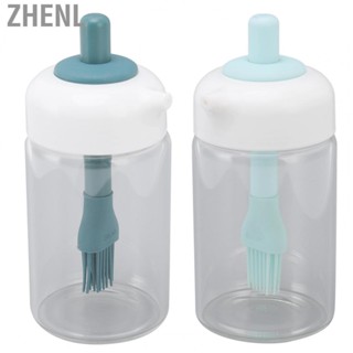 Zhenl Press Control 2 In 1 Oil Bottle Dispenser Kitchen Glass Oil Bottle With Silico