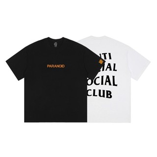 Anti- SOCIAL -SOCIAL- CLUB- ASSC-Season 2 Limited Co branded Five Bar เสื้อแขนสั้น สําหรับคู่รัก Chjyj