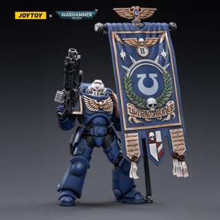 Joytoy Dark Source Warhammer Warrior Hero Poscar Flagner Extreme Warrior 40k Squad 1/18 ทหารขยับได้