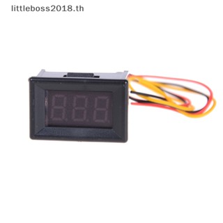 [littleboss] โวลต์มิเตอร์ดิจิทัล DC 0-100V LED ขนาดเล็ก 3 สาย