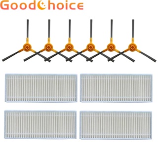 【Good】Side Brushes Filters Vacuum Cleaner Spare Parts 6*+ 4* For Neatsvor V390【Ready Stock】