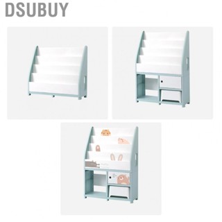 Dsubuy Kids Storage Bookshelf Large  Baby Book Rack Environmentally Friendly PP Children Picture Shelf