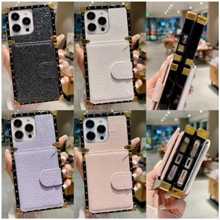 แม่เหล็ก ร่องโดก้า เปลือกโทรศัพท์ For OPPO Reno9 Reno8 Reno7 Reno6 Reno5 Reno4 Pro Reno 9 8 7 6 5 4 เคสมือถือ Cortex Multi-position slot Card Package Soft Shell Protective Case