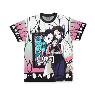 เสื้อยืด พิมพ์ลาย Kocho Shinobu Haori Demon Slayer แฟชั่นสตรีท