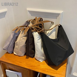 Libra312 กระเป๋าสะพายไหล่ผู้หญิงสายหนัง PU ผ้า Oxford กระเป๋าสะพายความจุขนาดใหญ่สำหรับผู้หญิง