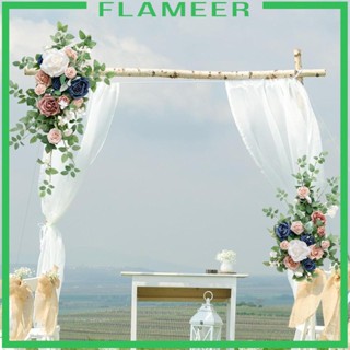 [Flameer] ซุ้มดอกไม้ประดิษฐ์ สําหรับตกแต่งโต๊ะ หน้าต่าง งานแต่งงาน 2 ชิ้น