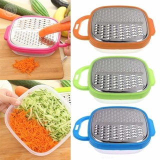 Creative Kitchen Tools Cheese Food Vegetable Carrot Grater Slicer Shredder With Container (Color: at Random