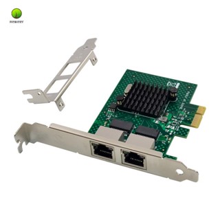 อะแดปเตอร์การ์ดเครือข่ายเซิร์ฟเวอร์ BCM5720 PCIE X1 Gigabit Ethernet พอร์ตคู่ สําหรับ WOL PXE VLAN