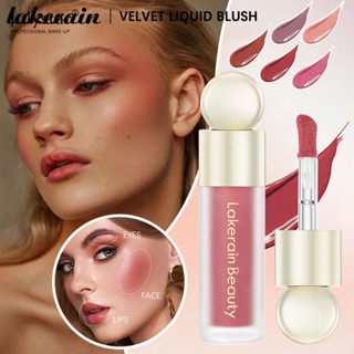 JULYSTAR Rare Liquid Blush Velvet Matte Blusher Face Pigment Lasting Beauty Natural Cream Cheek Tint Orange Peach Blush Makeup