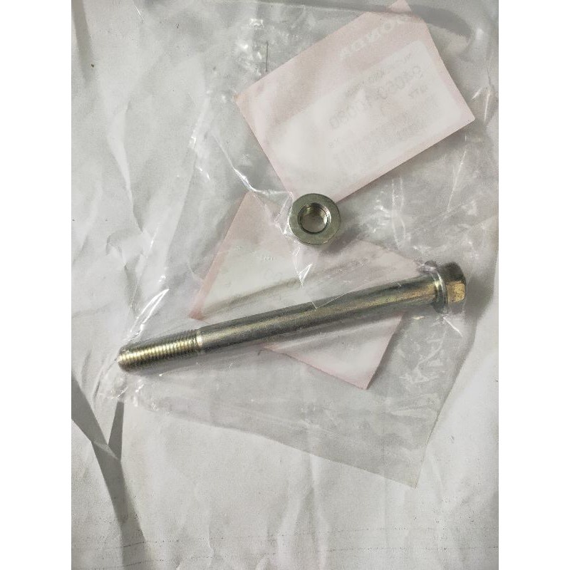 โบ้ลท์แท้10x110มม.ยึดเครื่องยนต์เวฟ110iทุกรุ่น,หัวเบอร์14แพคพร้อมน็อตแท้รวม2ชิ้น,95801-10110-00,9405