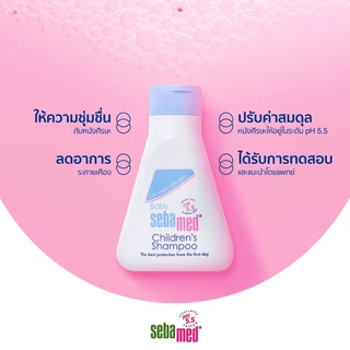 SEBAMED Baby Shampoo 150ml แชมพูสระผมเด็ก สูตรอ่อนโยนพิเศษ เพื่อดูแลเส้นผมและหนังศีรษะที่บอบบางของเด็กและทารก.