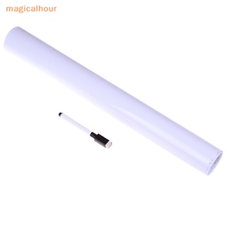 Magicalhour^^ สติกเกอร์ไวนิลไวท์บอร์ด ลอกออกได้ สําหรับตกแต่งผนังบ้าน ออฟฟิศ