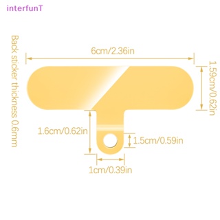 [InterfunT] ปะเก็นสายคล้องโทรศัพท์มือถือ แข็งแรงมาก แบบเปลี่ยน สําหรับสายคล้องโทรศัพท์ 2 ชิ้น