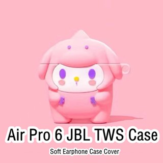 【จัดส่งรวดเร็ว】เคสหูฟัง แบบนิ่ม กันกระแทก ลายการ์ตูน สําหรับ Air Pro 6 JBL TWS Air Pro 6 JBL TWS