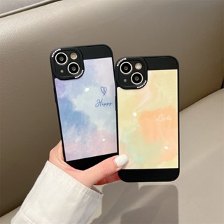 เคสโทรศัพท์มือถือแบบนิ่ม กันกระแทก ลายภาพวาดสีน้ํามัน สีดํา สําหรับ iPhone 14 13 12 11 Pro Max