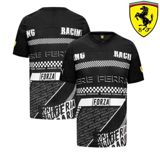 ใหม่ล่าสุด เสื้อกีฬาแขนสั้น ลายทีมแข่ง F1 Scuderia Ferrari F1 เหมาะกับฤดูร้อน สําหรับผู้ชาย และผู้หญิง 2023