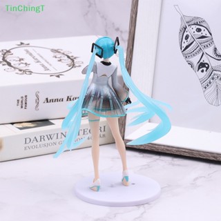 [TinChingT] ตุ๊กตาอนิเมะ Hatsune Miku แฮนด์เมด สีฟ้า สําหรับตกแต่งรถยนต์ 1 ชิ้น