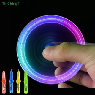 [TinChingT] ของเล่นปากกาสปินเนอร์ มีไฟ Led เรืองแสง สําหรับออฟฟิศ [ใหม่]